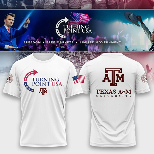 Texas A&M University x Turning Point USA Tshirt
