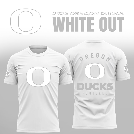 Oregon Ducks "2026 White Out" Limited Editions