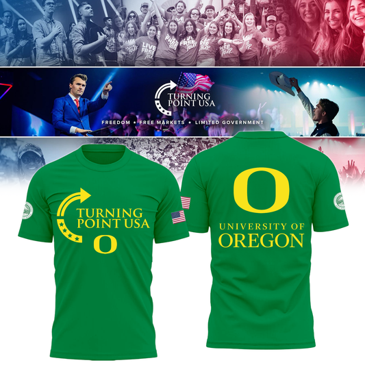 University of Oregon x Turning Point USA Tshirt