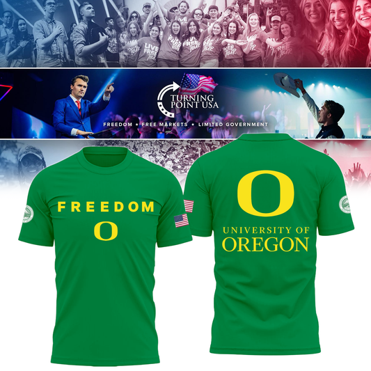 University of Oregon x Turning Point USA Tshirt