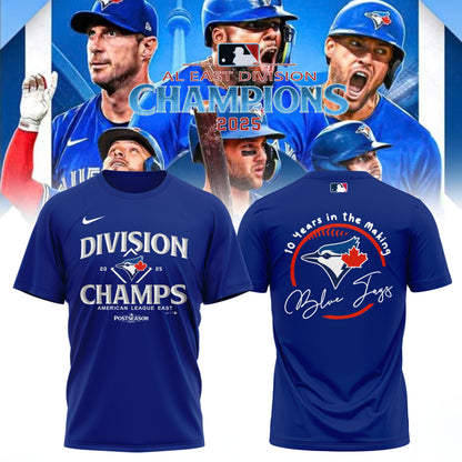 2025 American League East Champion – Toronto Blue Jays Merch