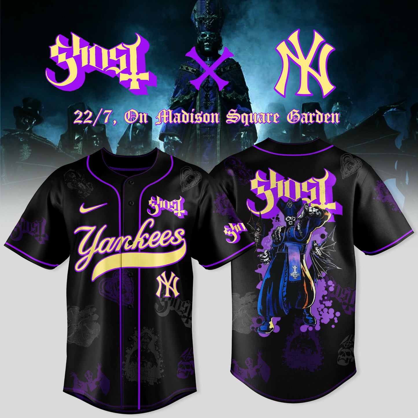 New York Yankees x Ghost Band World Tour 2025