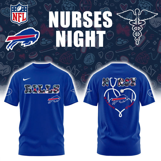 Buffalo Bills NURSES NIGHT Combo T-Shirt