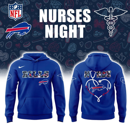 Buffalo Bills NURSES NIGHT Hoodie
