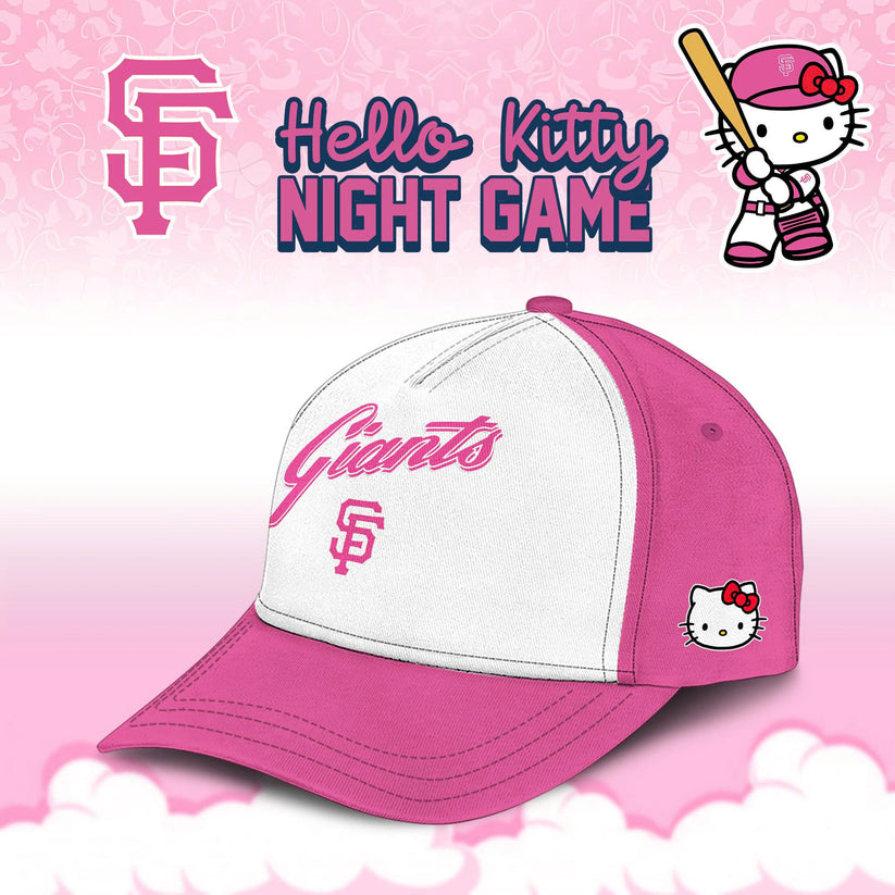 Limited Edition San Francisco Giants x Hello Kitty Night Plus Jersey