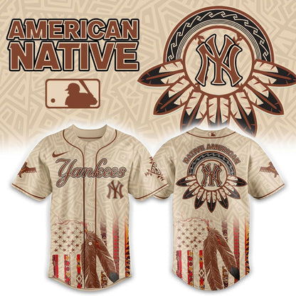 New York Yankees x Native American Heritage 2025 Baseball Jersey
