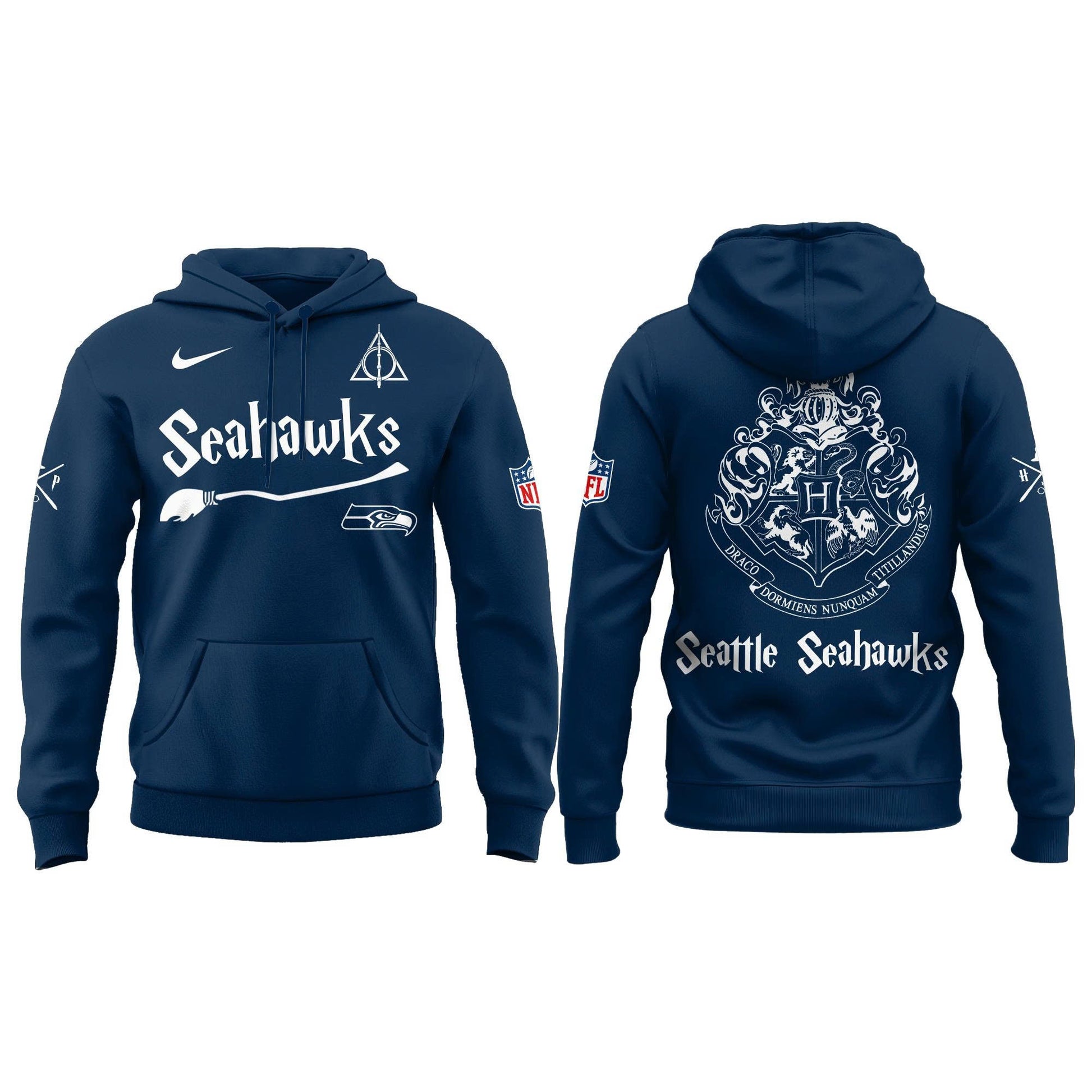 Seattle Seahawks Harry Potter 2025 Combo Hoodie