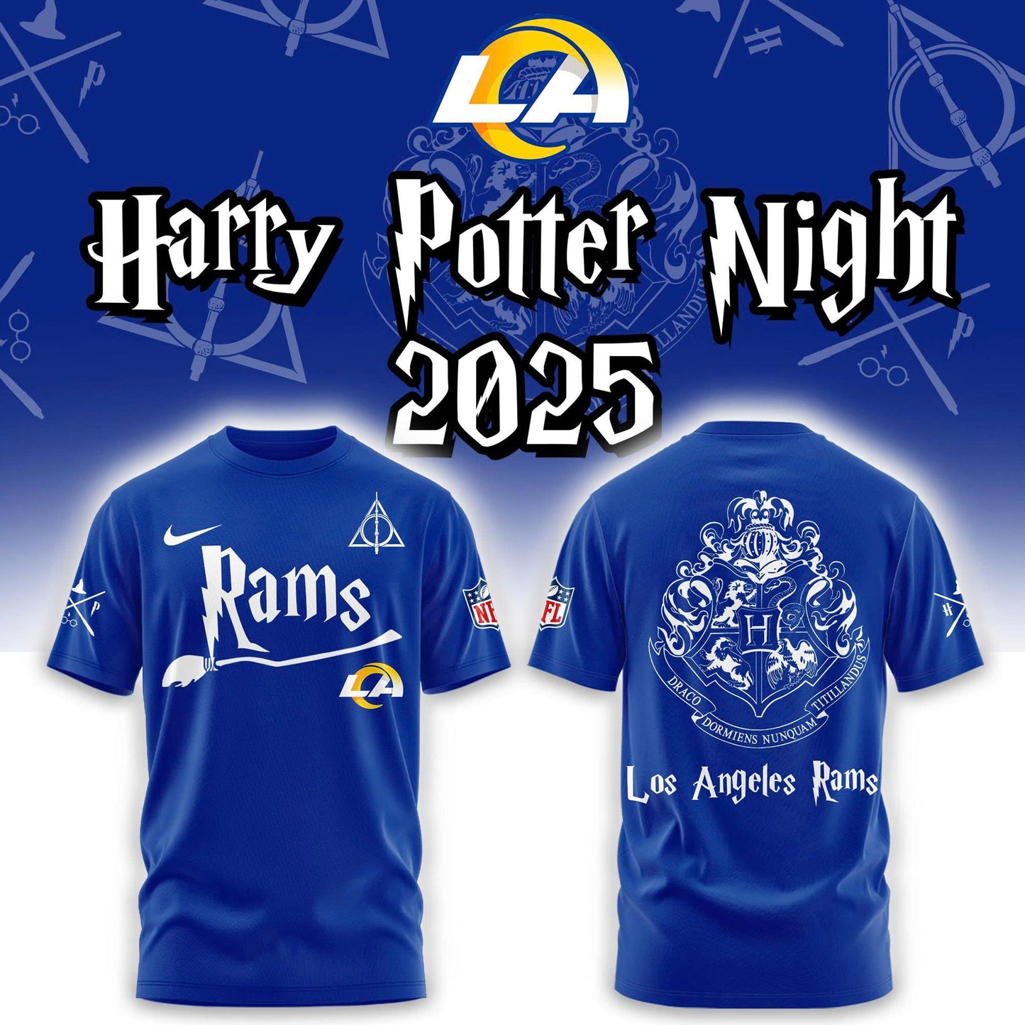 Los Angeles Rams Harry Potter Combo T-Shirt