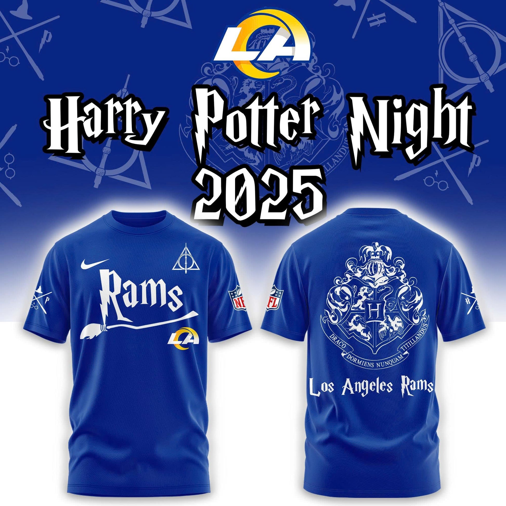 Los Angeles Rams Harry Potter Combo T-Shirt