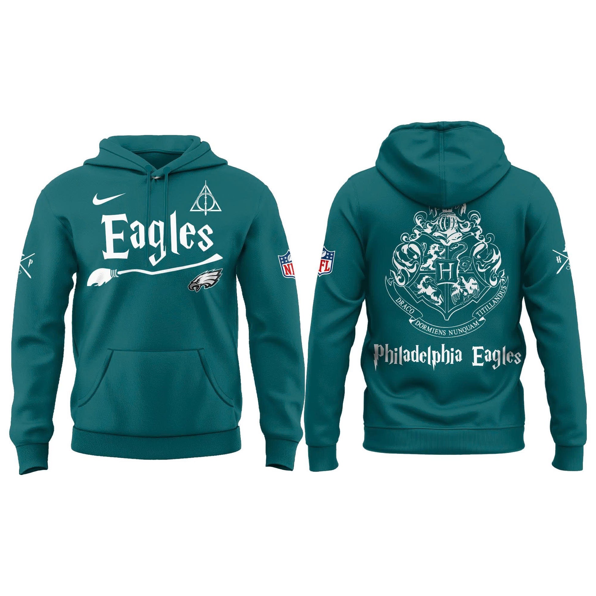 Philadelphia Eagles Harry Potter 2025 Combo Hoodie