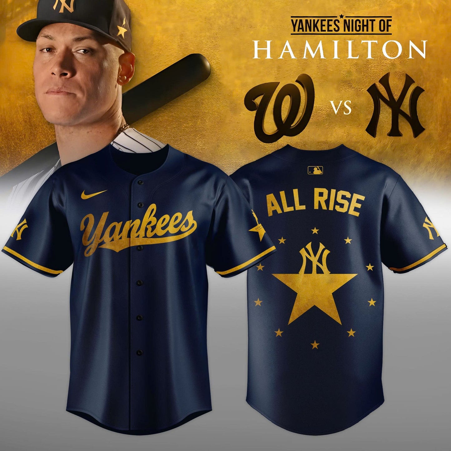 New York Yankees MLB x Hamilton Night 2025 Limited Edition Jersey