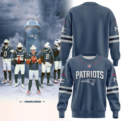 Limited edition New England Patriots Sweatshirt 𝙍𝙞𝙫𝙖𝙡𝙧𝙞𝙚𝙨. For fans in 2025!