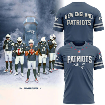 Limited edition New England Patriots T-shirt 𝙍𝙞𝙫𝙖𝙡𝙧𝙞𝙚𝙨. For fans in 2025!
