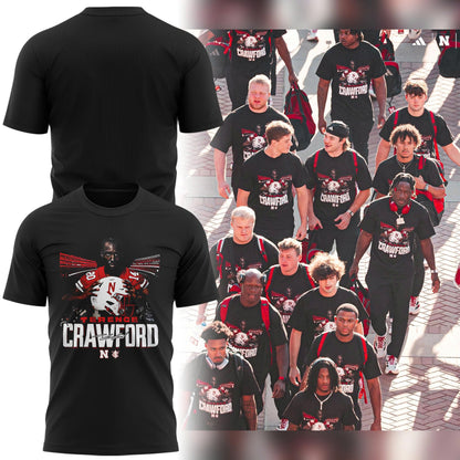 Limited Edition Nebraska Football x Crawford T-Shirt 2025