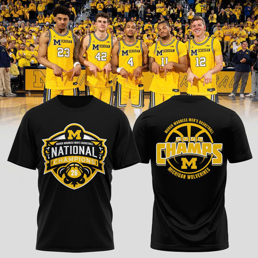 🏆️Michigan Wolverines – 2026 National Champions T Shirt